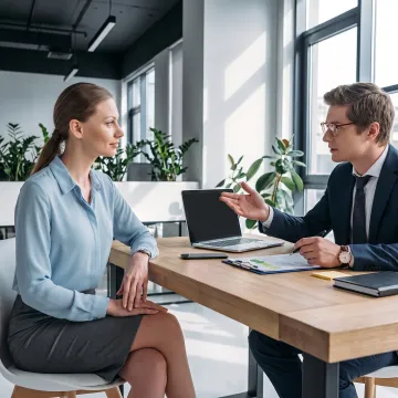 Recruiter speaking with a medical sales candidate