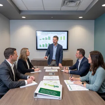 Recruiter meeting with MedTech hiring team
