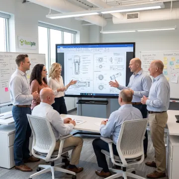 MedTech professional collaborating with colleagues