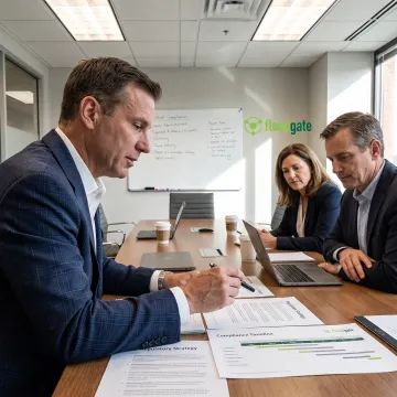 Compliance leader reviewing MedTech regulatory plans