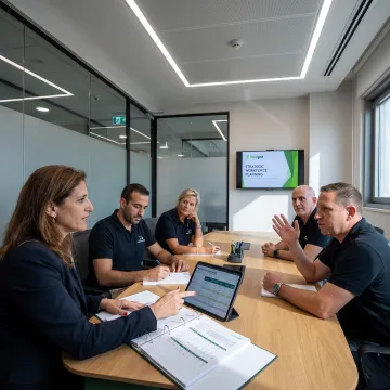Interim HR consultant advising a MedTech leadership team