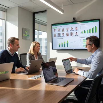 MedTech leaders reviewing candidate profiles