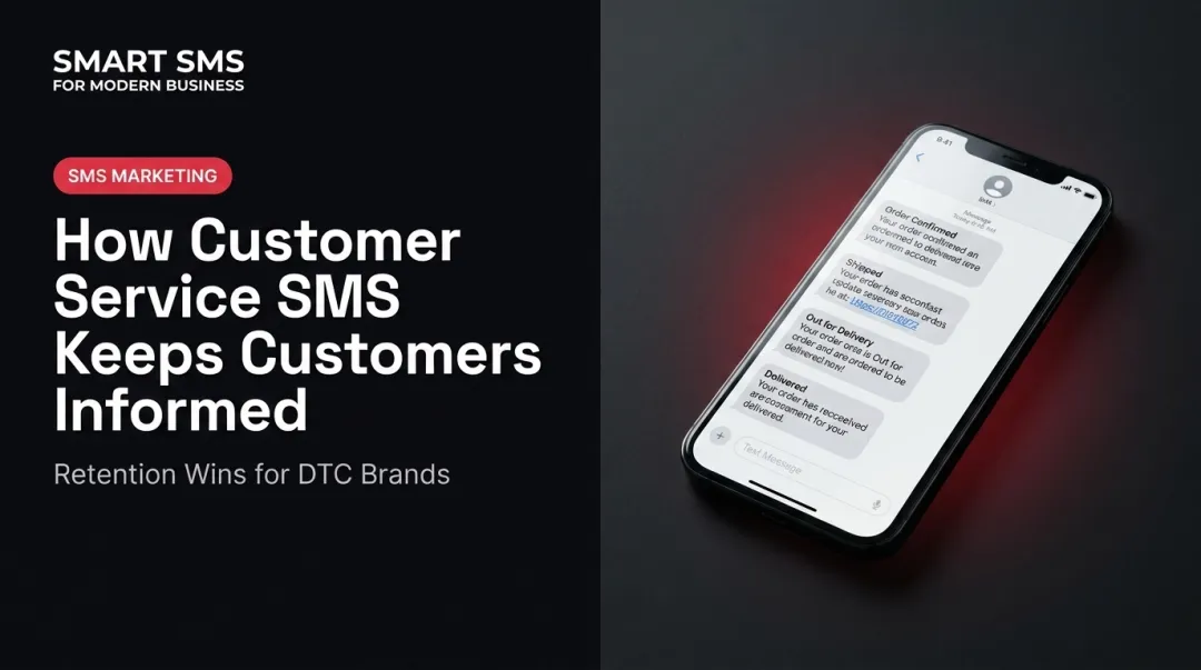 How Customer Service SMS Keeps Customers Informed