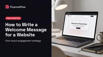 How to Write a Welcome Message for a Website