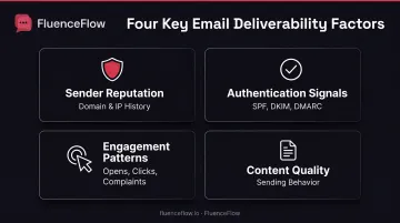 Four key factors determining email inbox placement and deliverability success