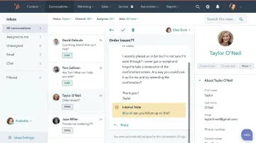 Front shared inbox platform interface showing team collaboration and CRM integrations