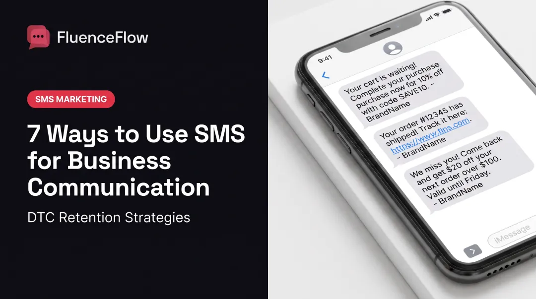 7 Ways to Use SMS for Business Communication