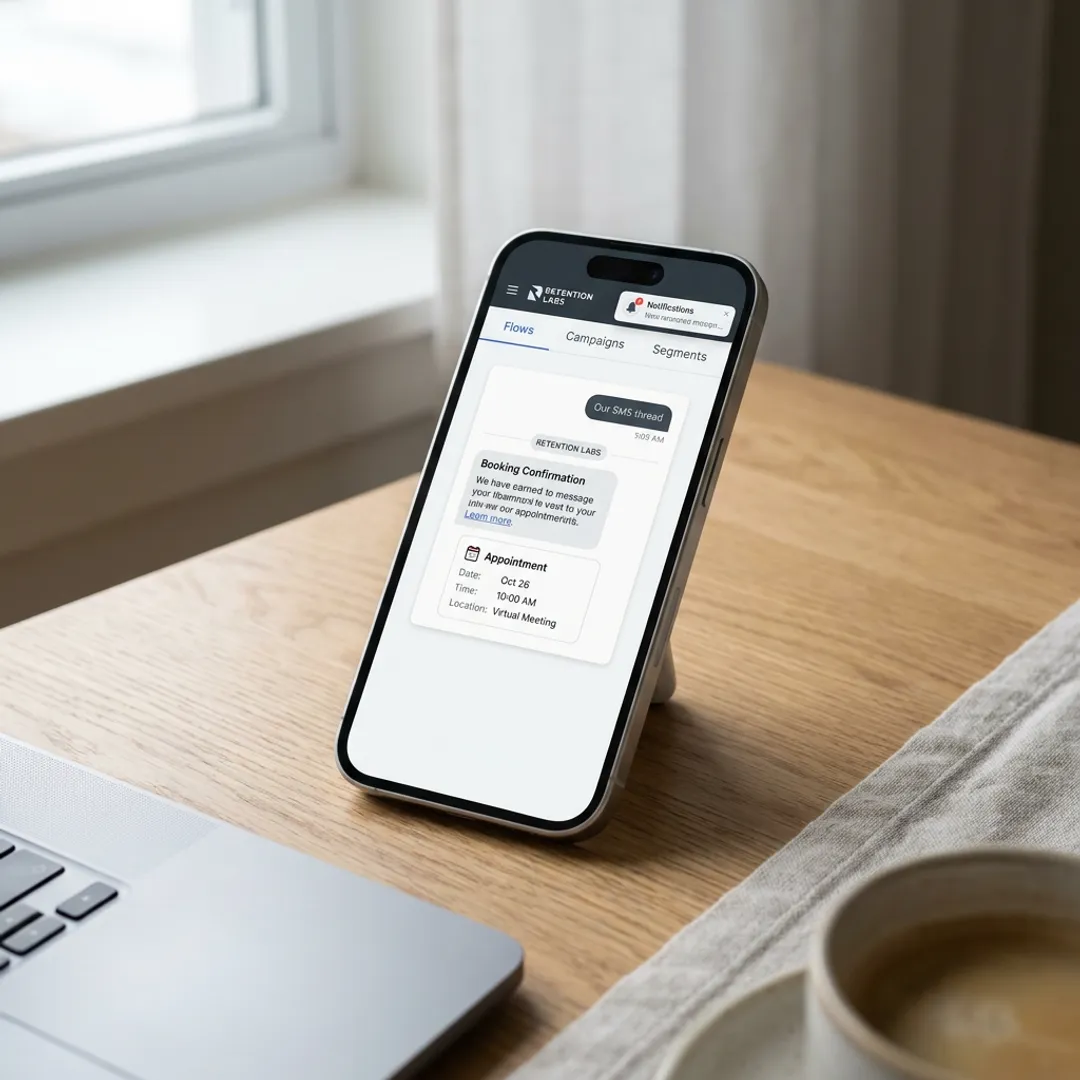 Booking Confirmation SMS Texting Service