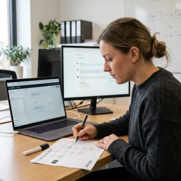 SMS survey workflow planning