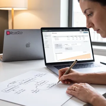 Strategist mapping an e-commerce customer journey