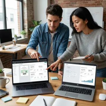 Marketing team reviewing email and SMS campaign analytics