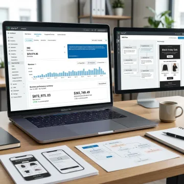 Ecommerce marketing dashboard with email and SMS analytics