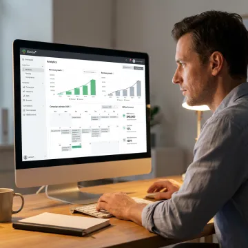 Email marketing dashboard for ecommerce retention strategy