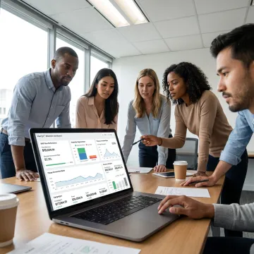 SMS marketing strategy dashboard
