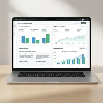 Marketing automation dashboard for email and SMS growth