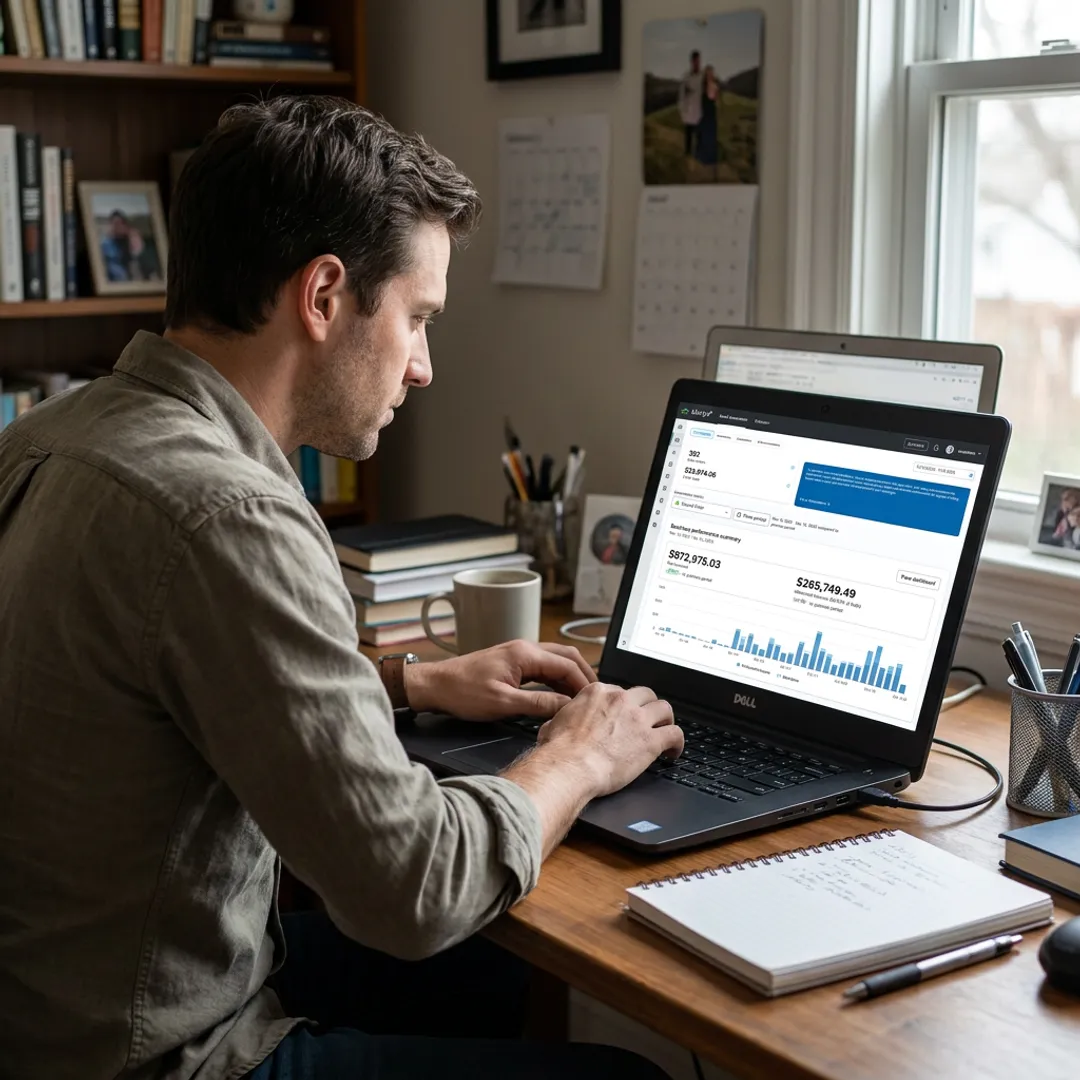 Digital marketing team reviewing email automation analytics