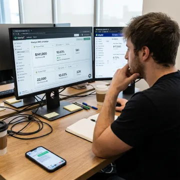 SMS marketing dashboard for ecommerce retention