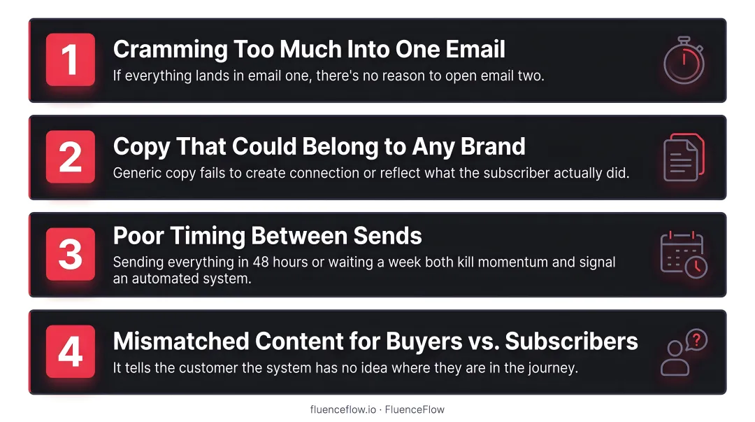 Four common onboarding email mistakes DTC brands make and how to avoid them