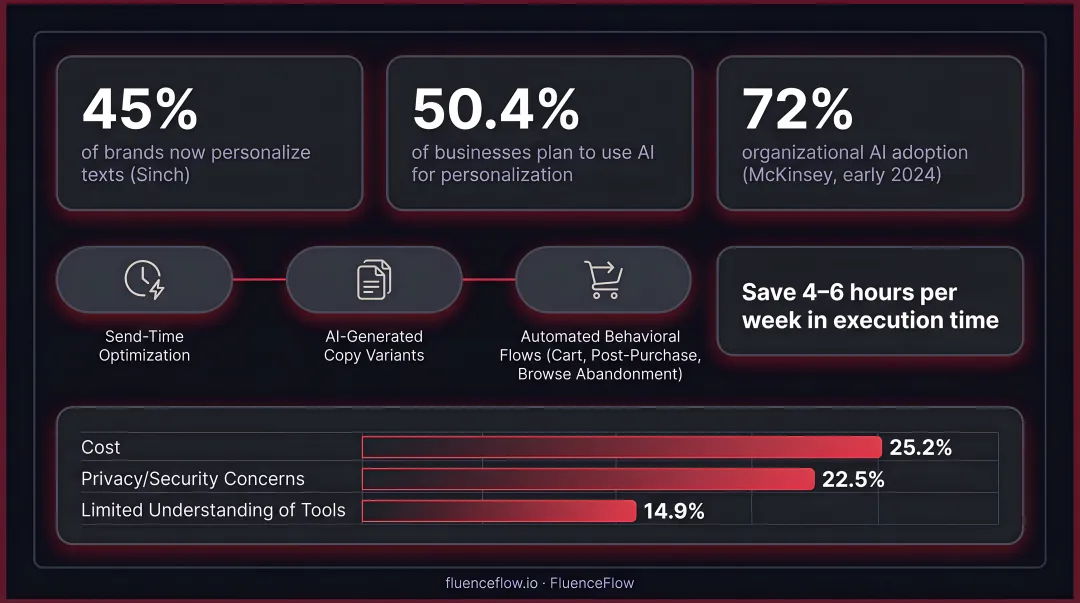 Three AI-powered SMS automation tactics for DTC brand campaign optimization