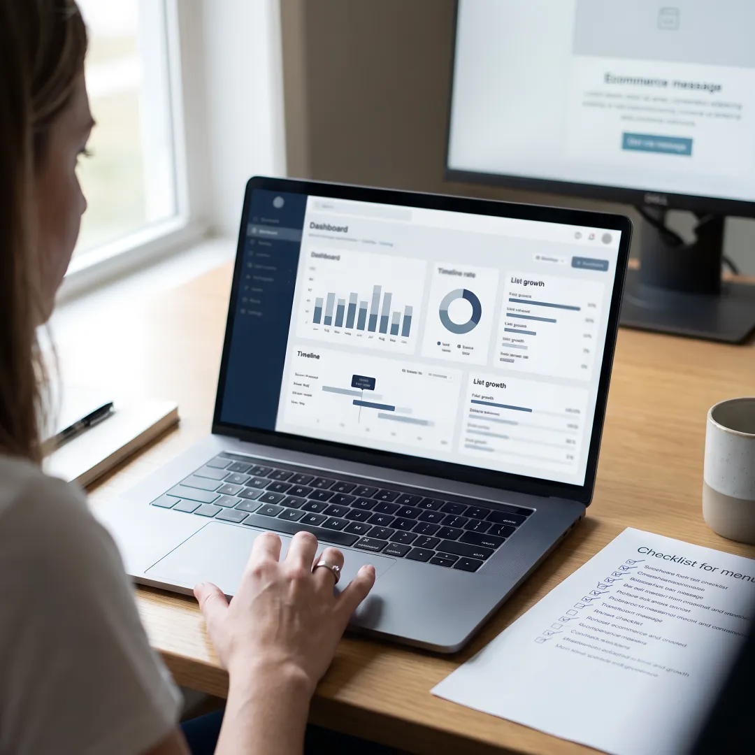 SMS campaign setup dashboard