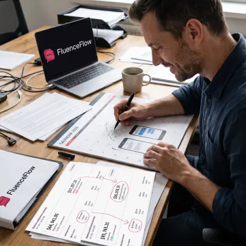 Marketer planning an SMS retention strategy