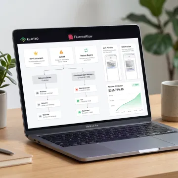 Klaviyo lifecycle marketing workflow for a Shopify brand