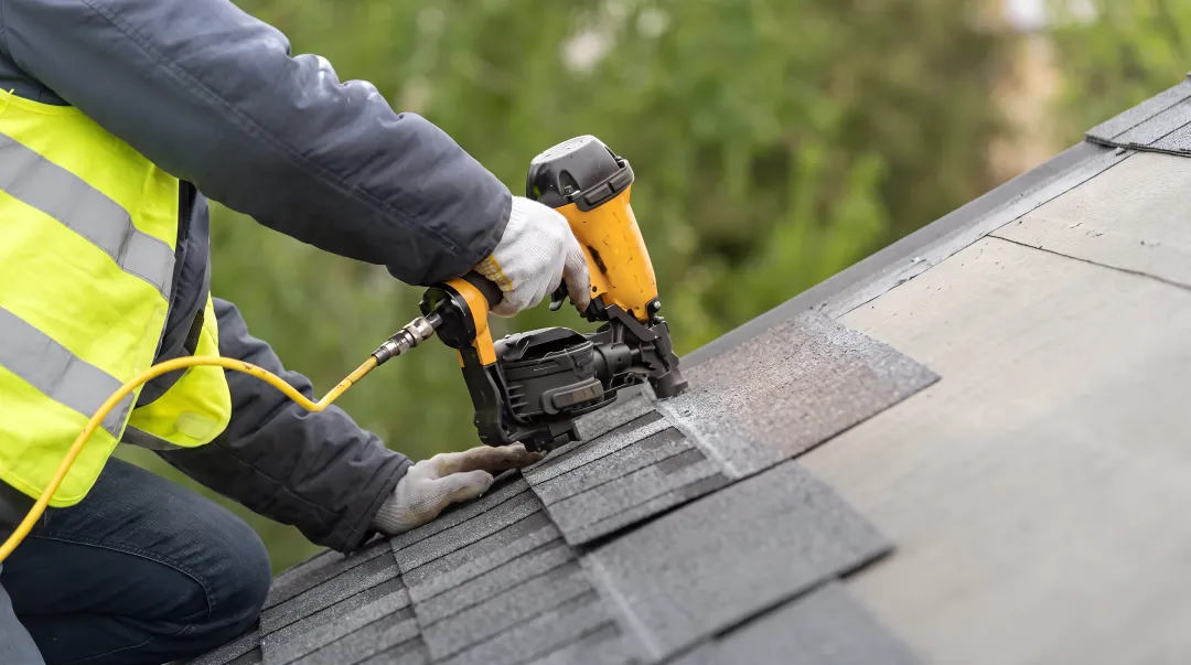 Fortress Roofing Systems Storm Shingle installation showing Class 4 impact-resistant materials and wind-rated components