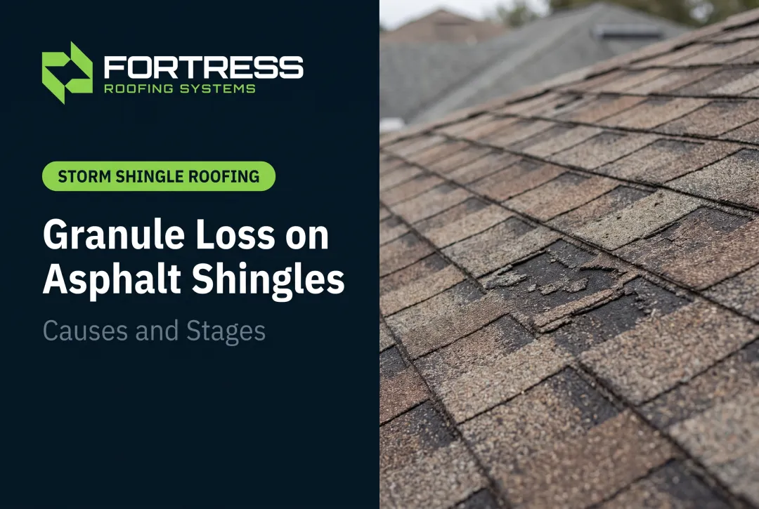Granule Loss on Asphalt Shingles: Causes and Stages