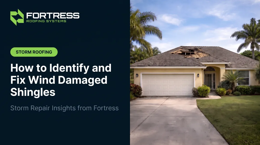 How to Identify and Fix Wind Damaged Shingles