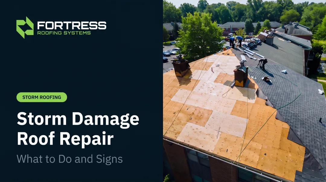 Storm Damage Roof Repair: What to Do and Signs