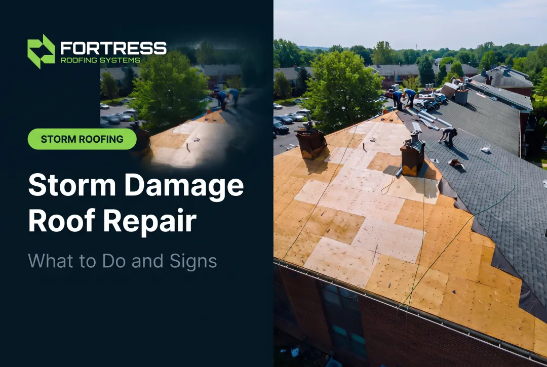 Storm Damage Roof Repair: What to Do and Signs