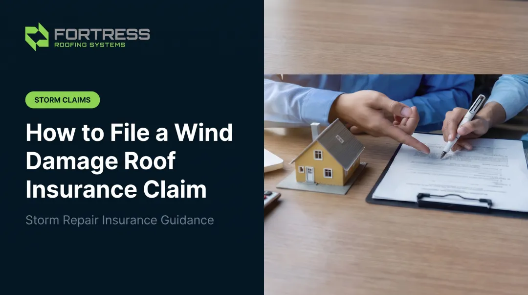How to File a Wind Damage Roof Insurance Claim