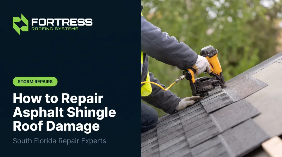 How to Repair Asphalt Shingle Roof Damage