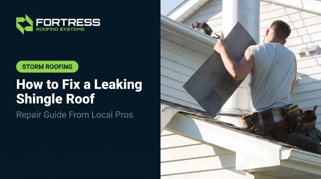 How to Fix a Leaking Shingle Roof