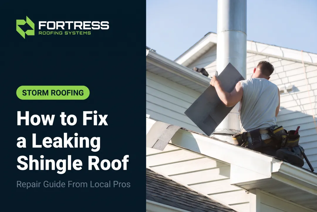 How to Fix a Leaking Shingle Roof
