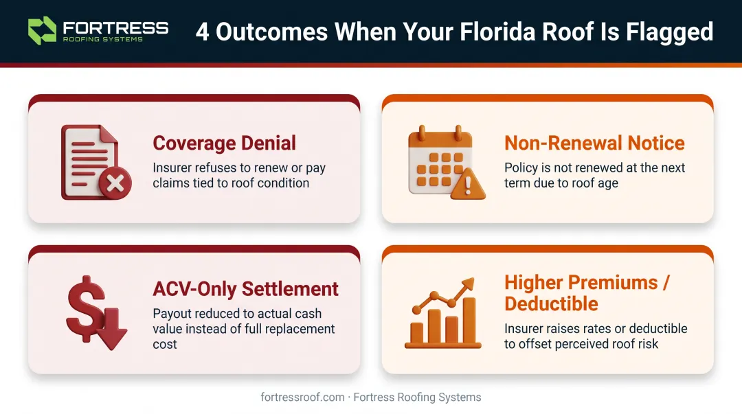 Outcomes homeowners face when roof is flagged by insurer