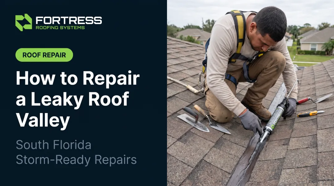 How to Repair a Leaky Roof Valley