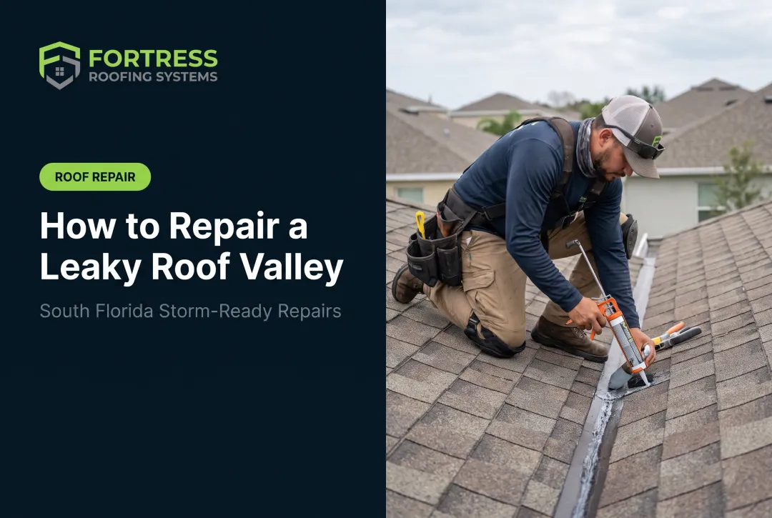 How to Repair a Leaky Roof Valley