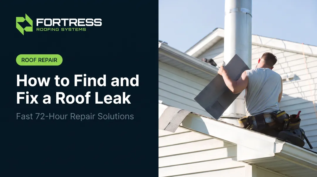 How to Find and Fix a Roof Leak