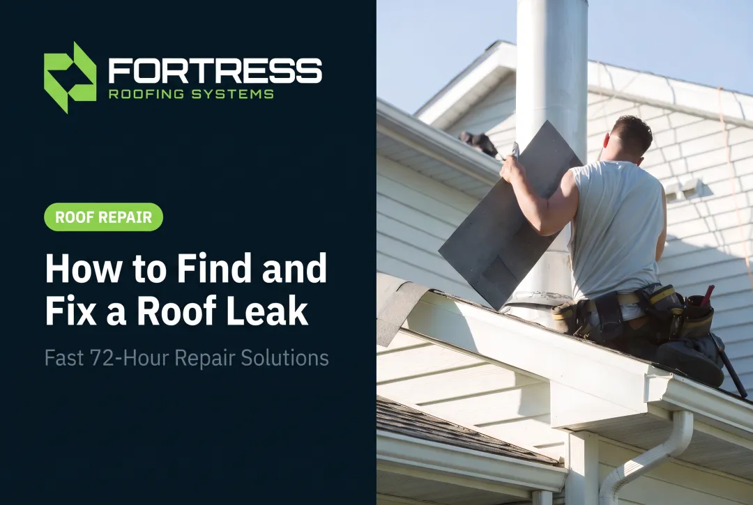 How to Find and Fix a Roof Leak