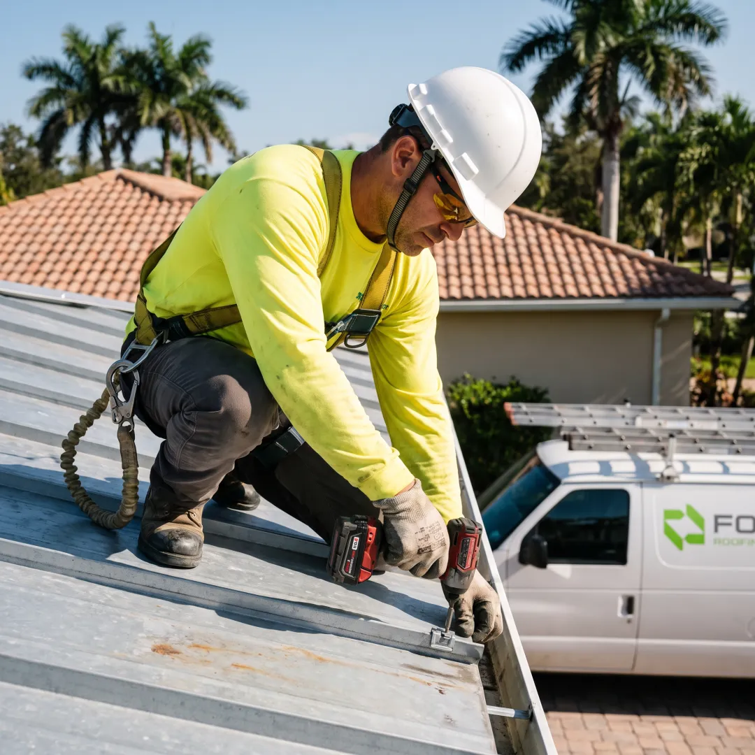 Sheet Metal Roof Repair in Tamarac, FL