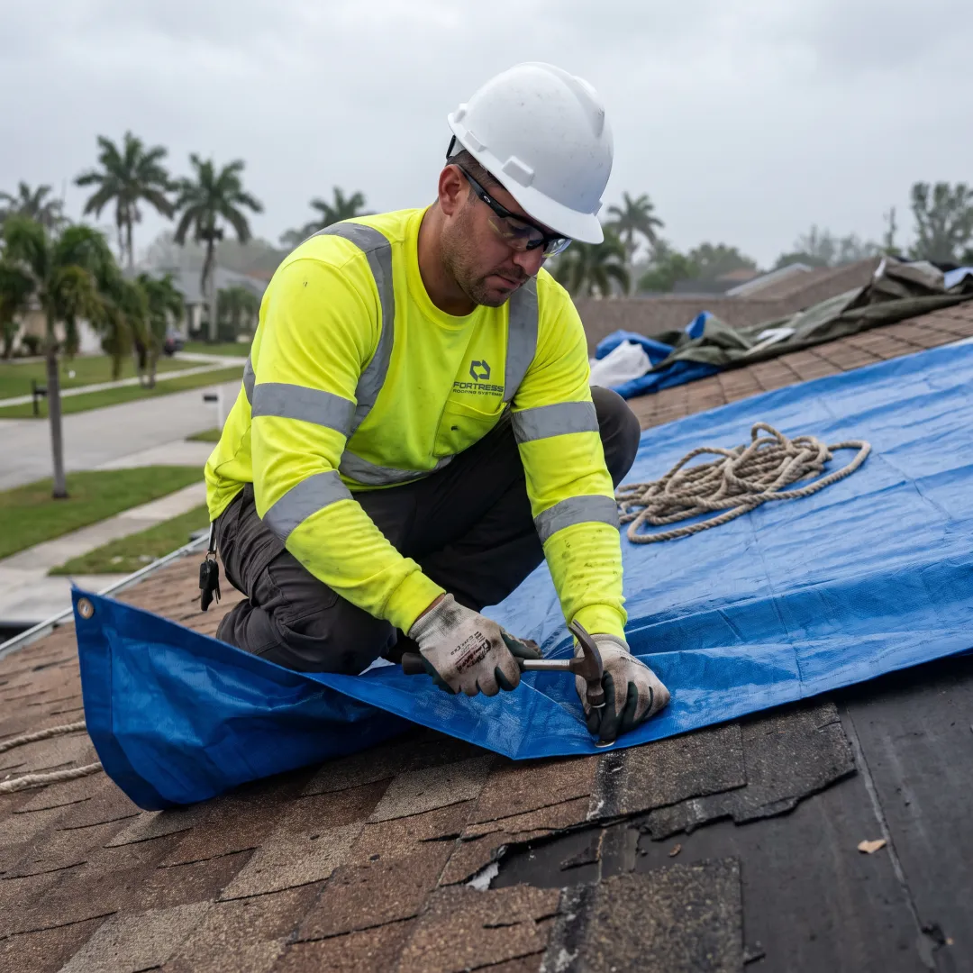 Emergency Roof Tarping Services