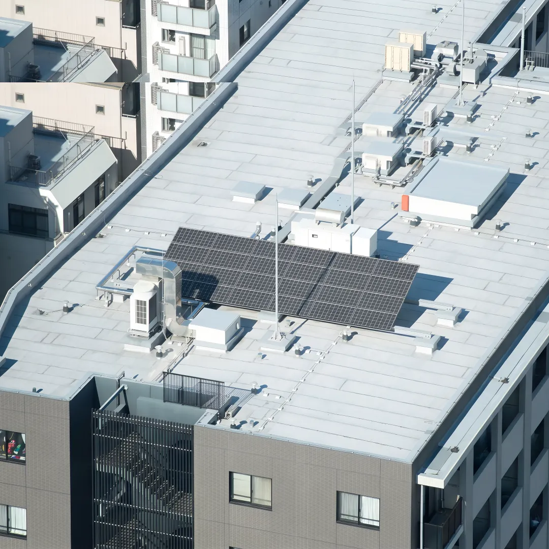 Commercial roof coating inspection in South Florida
