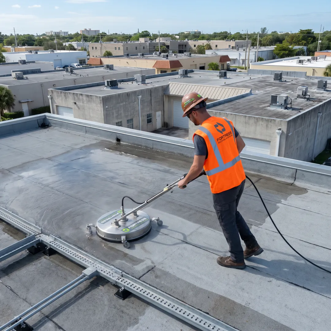 Commercial Roof Cleaning