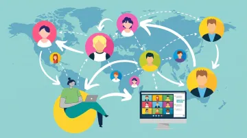 Software development team scaling up and down with flexible offshore staffing model