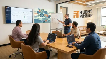 Founders Workshop team collaborating on healthcare AI software development project