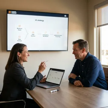 AI strategy roadmap planning session