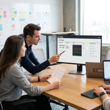 Software development workflow from discovery to launch