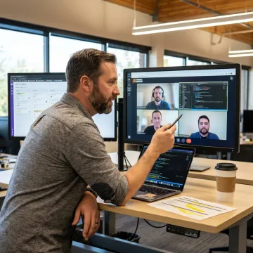 Project manager onboarding remote IT staff