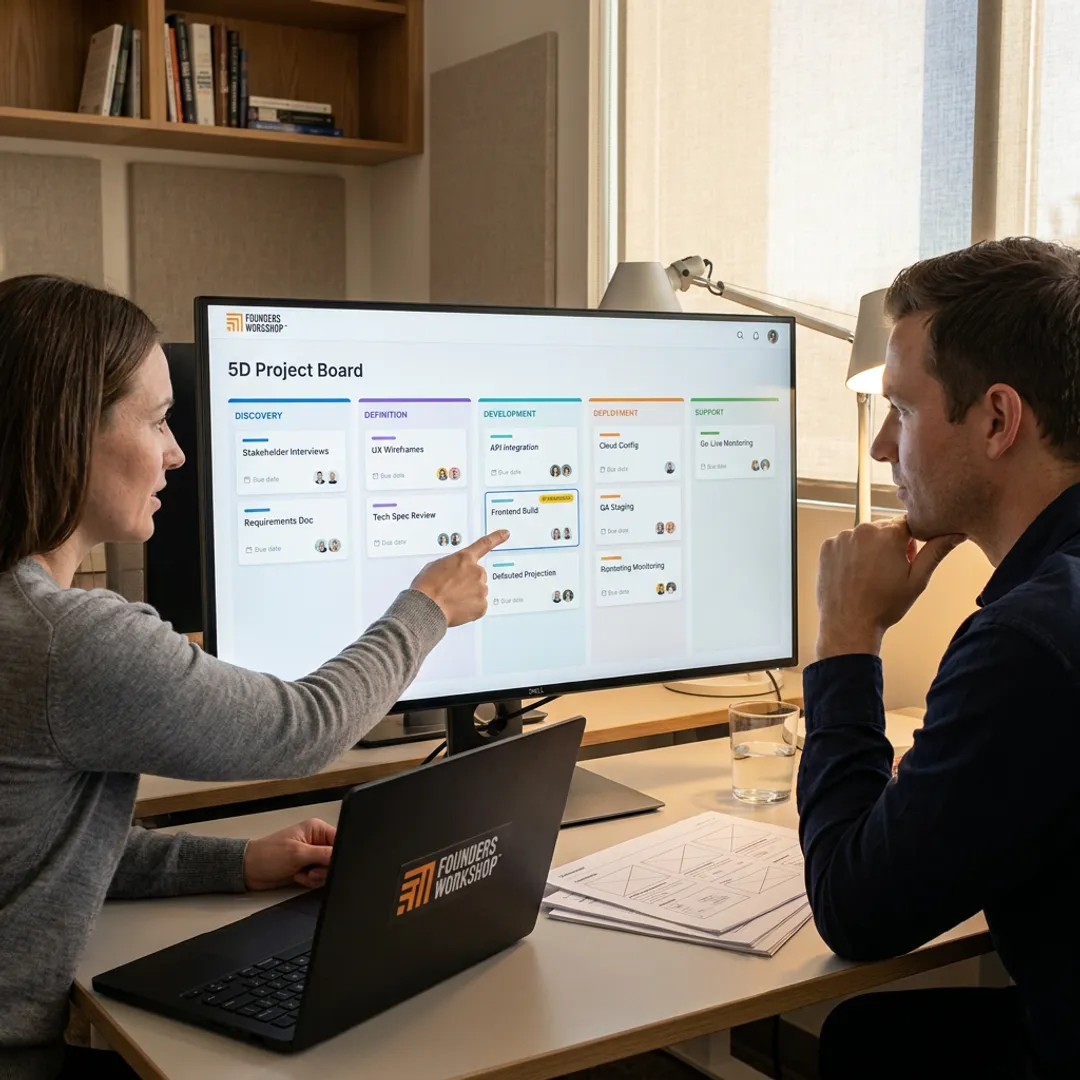 Software development process planning with product team